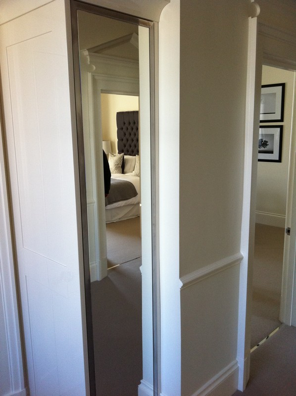 Full-length wardrobe mirror fitted in St Albans home